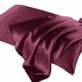 19mm Pure Color Custom Wholesale Mulbery silk Pillowcase with Zipper